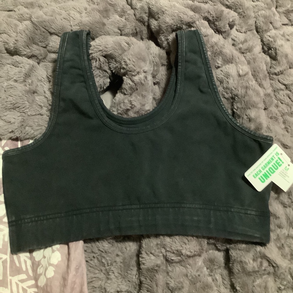 NWT Honeydew women’s bralette, size M, Black distressed